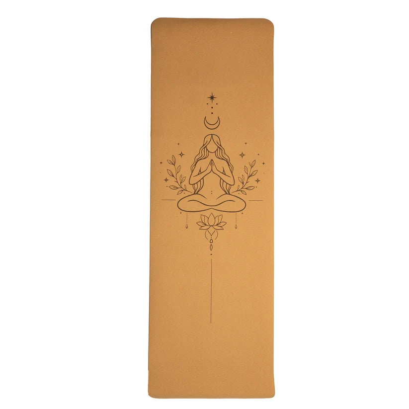 Divine Feminine | Yogamåtte | Kork & TPE | 183 x 61 x 0,5 | Yogi & Yogini
