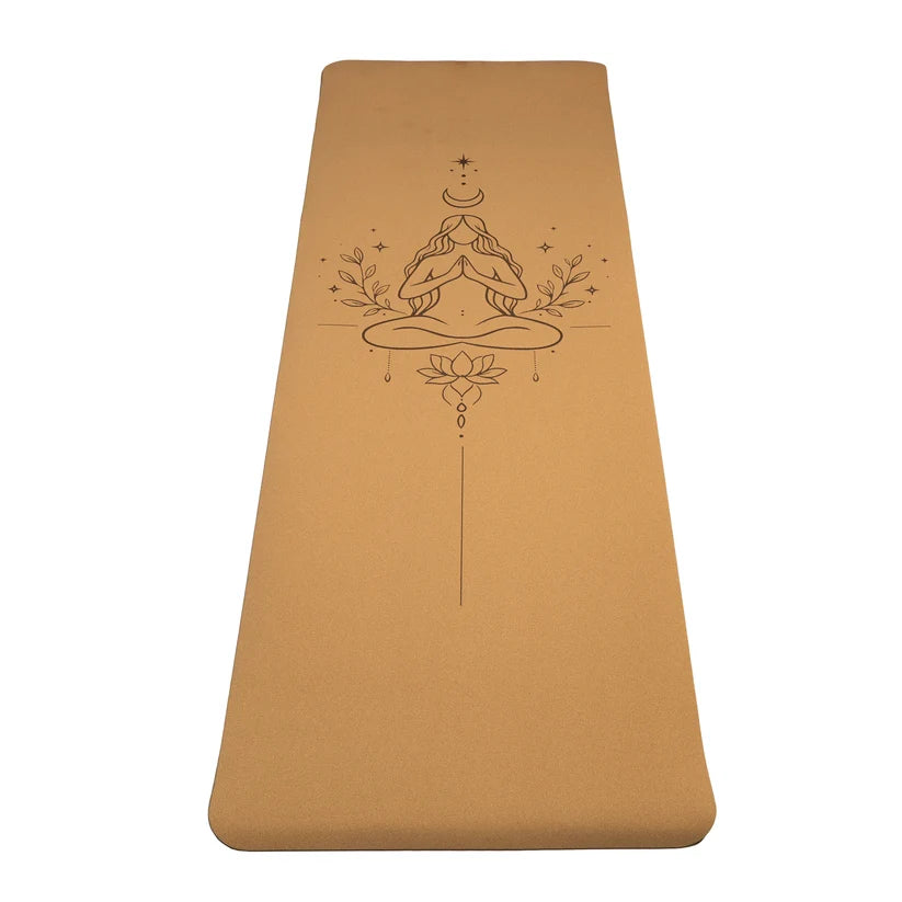 Divine Feminine | Yogamåtte | Kork & TPE | 183 x 61 x 0,5 | Yogi & Yogini
