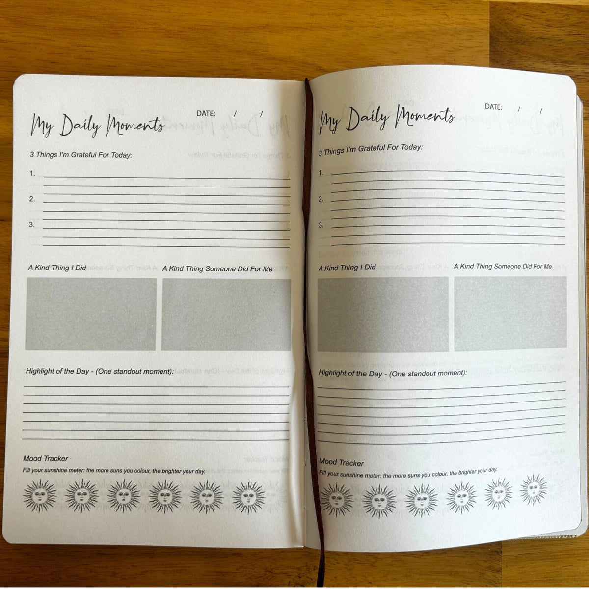 Tree of Life wellbeing journal i hvid og rosaguld