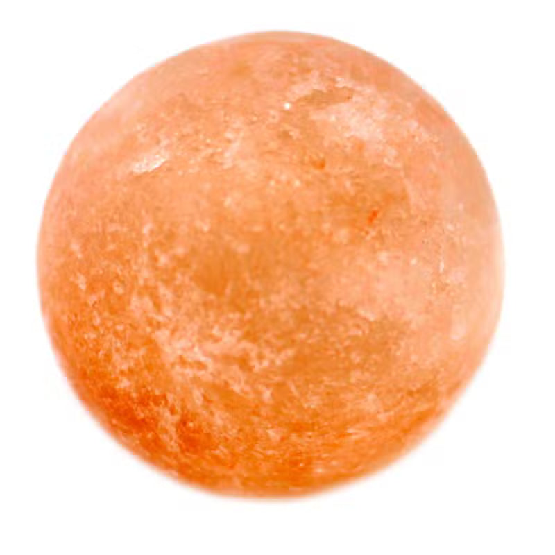 Deodorantsten i himalayasalt formet som kugle, cirka 4,5 cm i diameter