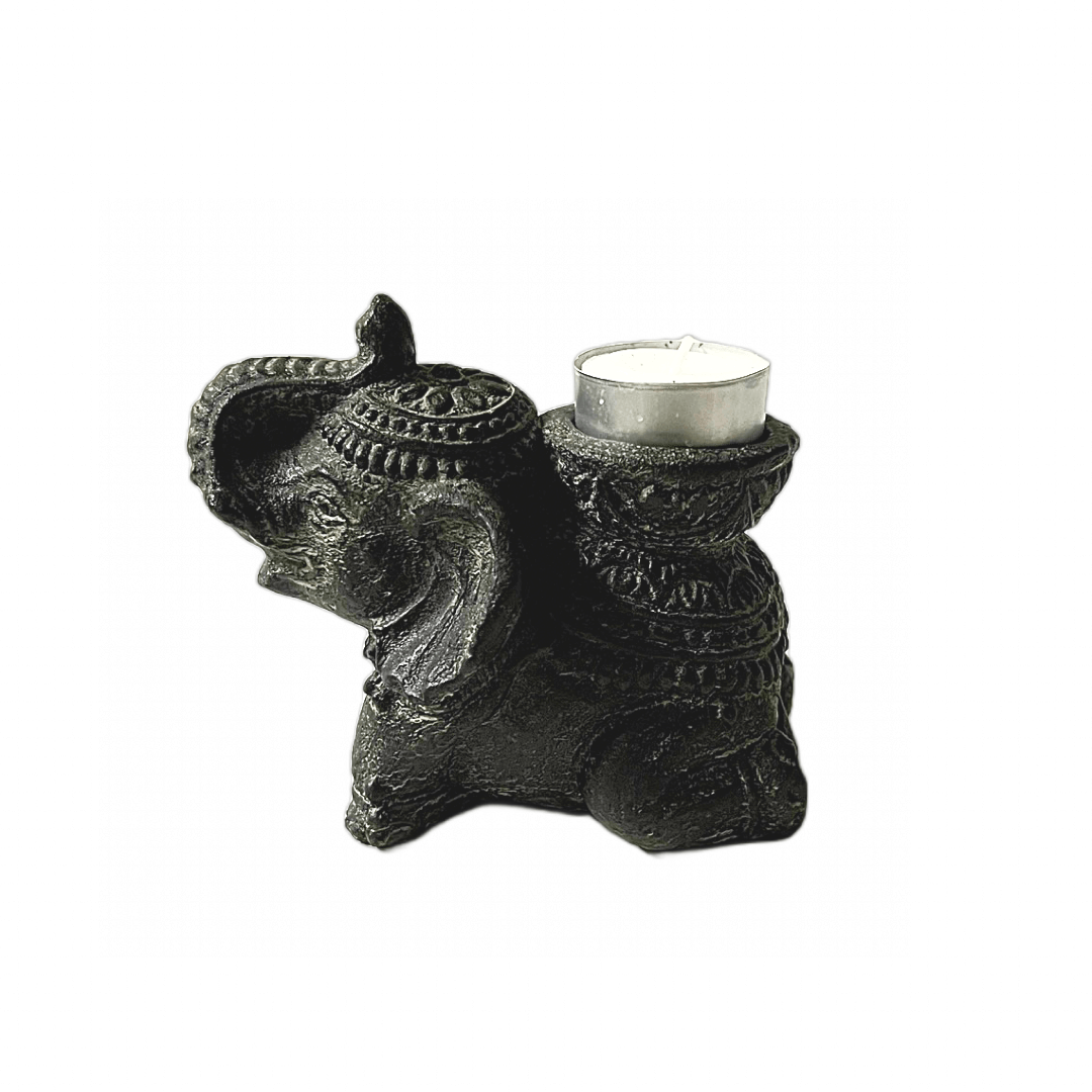 Elefant | Sort | Røgelsespinde holder