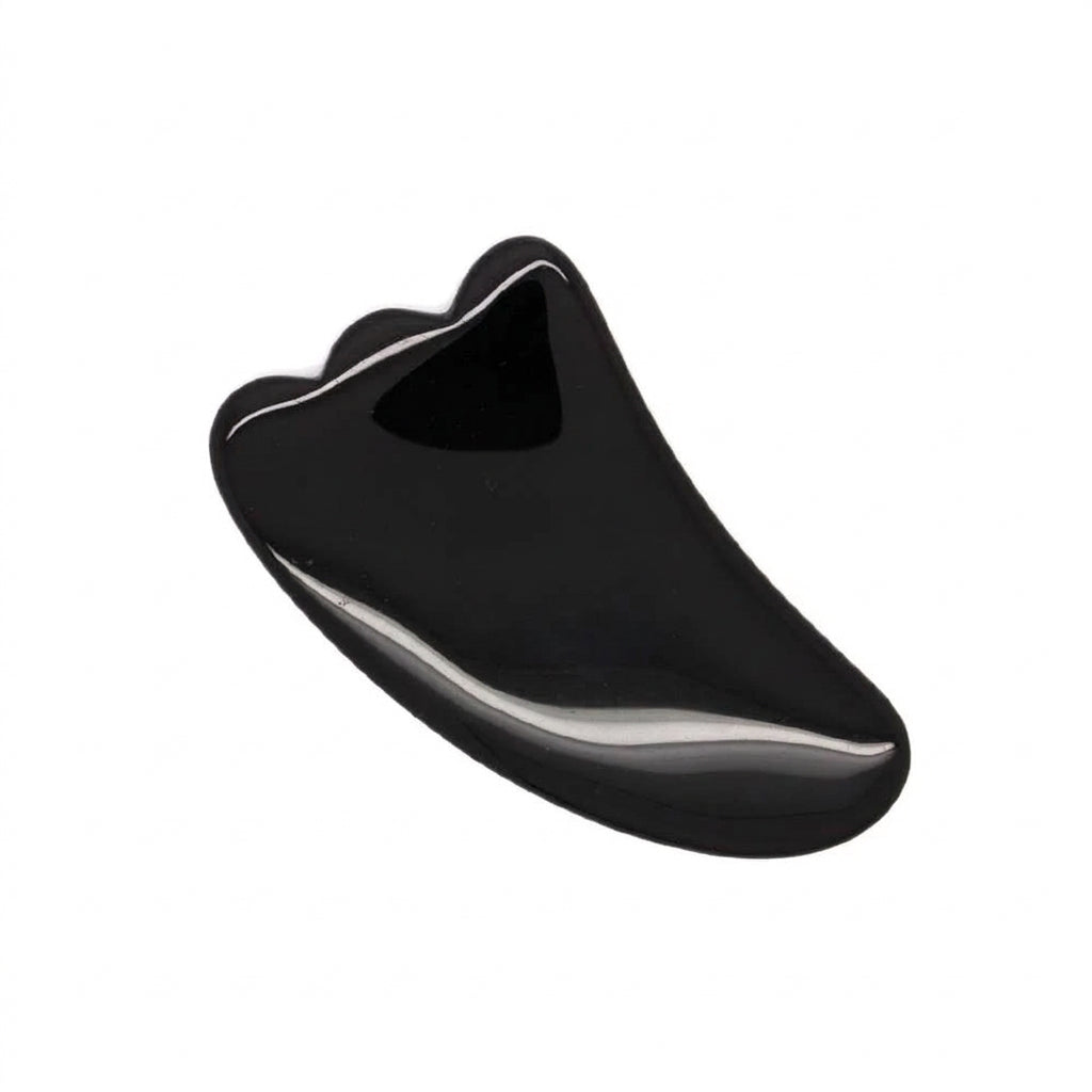 Mexicansk Obsidian | Krystal Gua Sha | 10 x 5,5 cm
