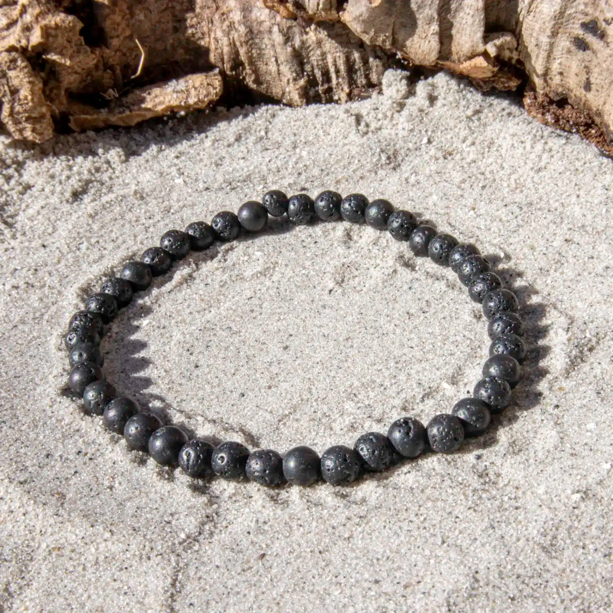 Lava armbånd 4 mm