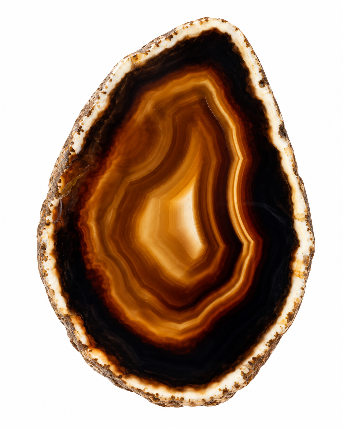 Sort Agat | Agatplade | Farvet | Ca. 3 x 6 cm. | Vælg Din Plade