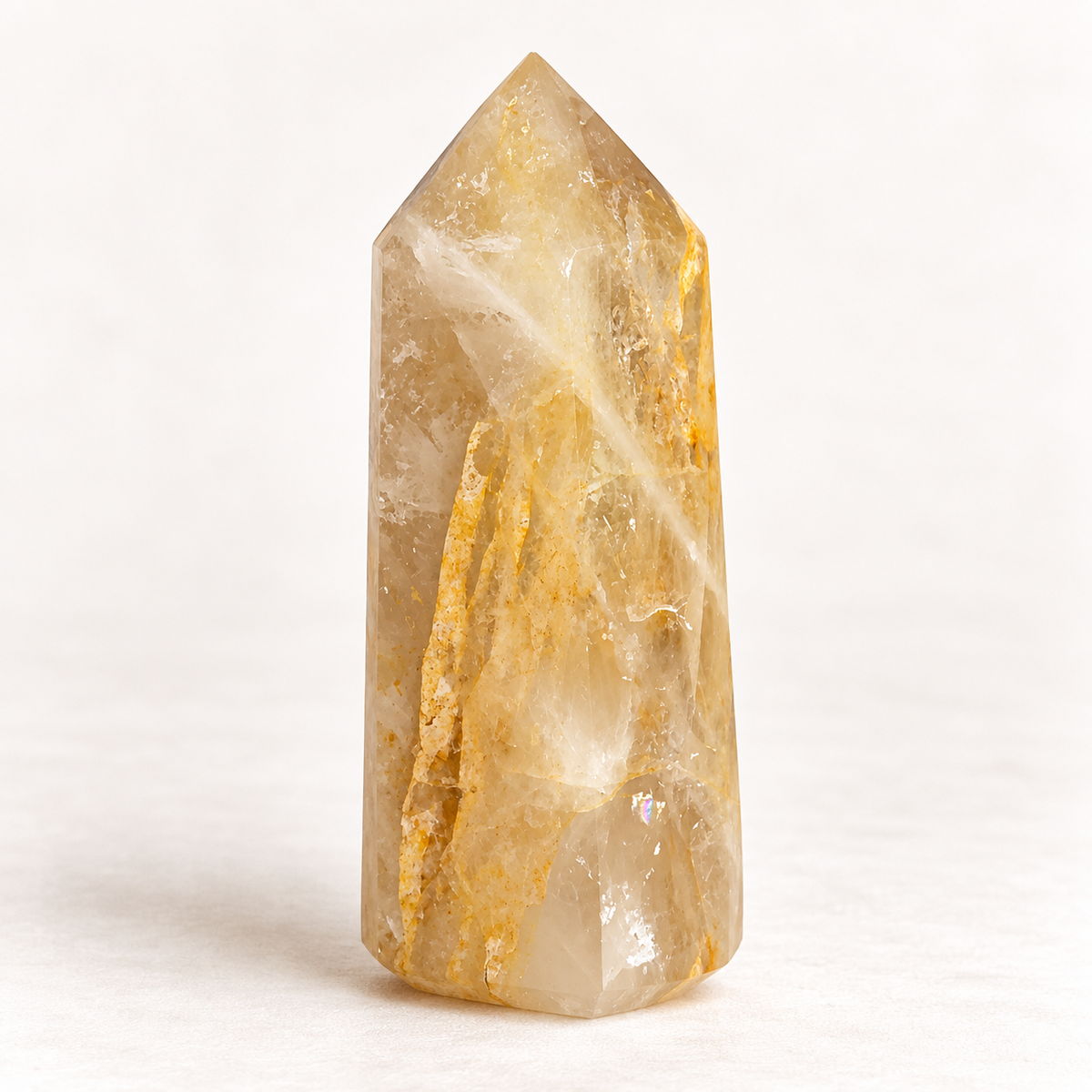 Golden Healer | Kvarts Tårn | Ca. 5-9 cm | Madagaskar | Vælg Dit Tårn