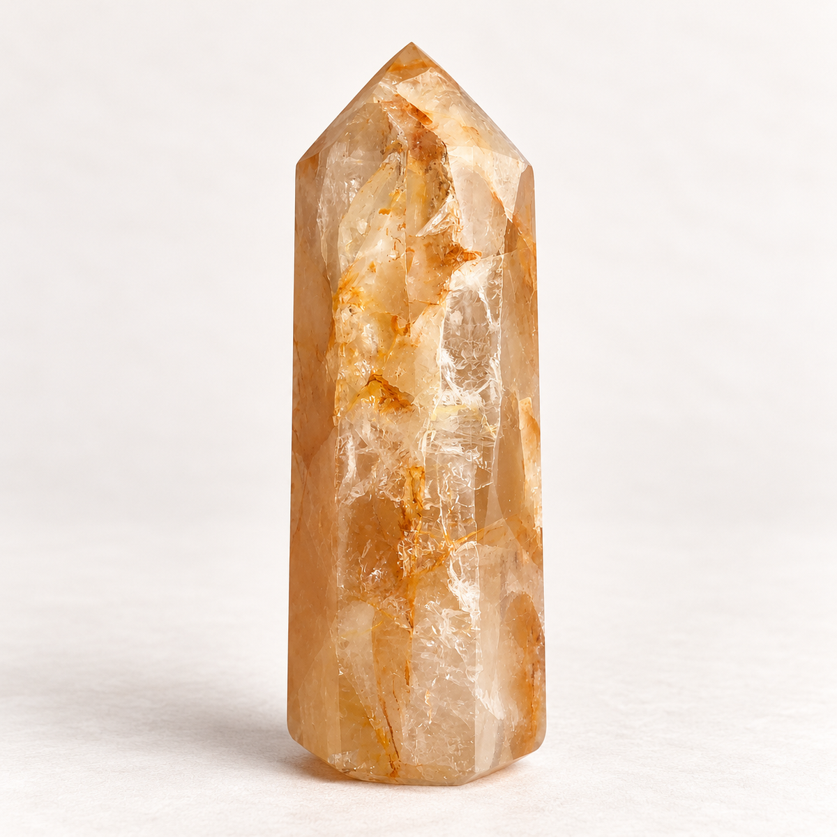 Golden Healer | Kvarts Tårn | Ca. 5-9 cm | Madagaskar | Vælg Dit Tårn