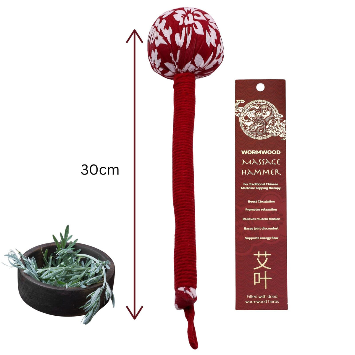 Rød massage hammer