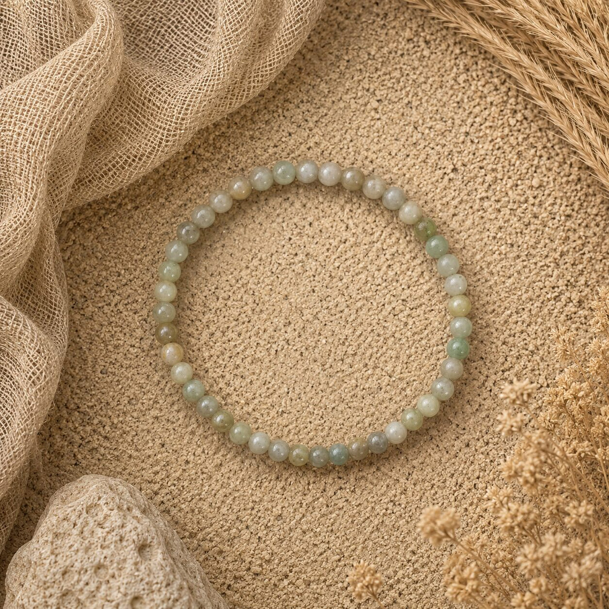 burmesisk jade 4 mm