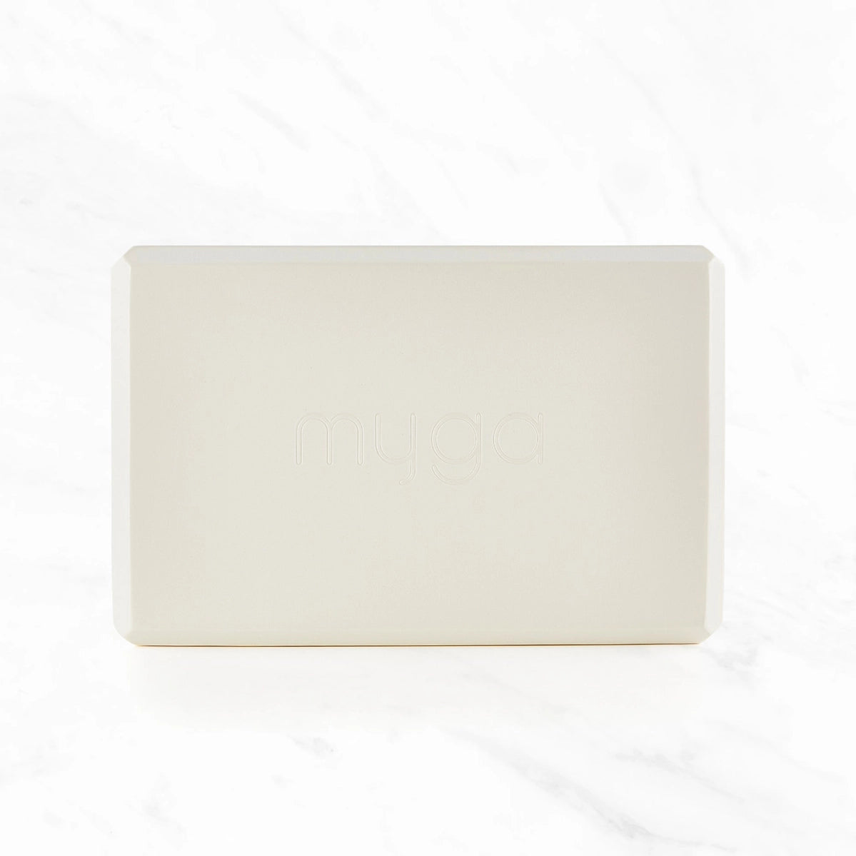 creme MYGA yoga blok set oppe fra