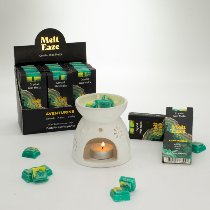 dark forest aventurin krystal wax melts