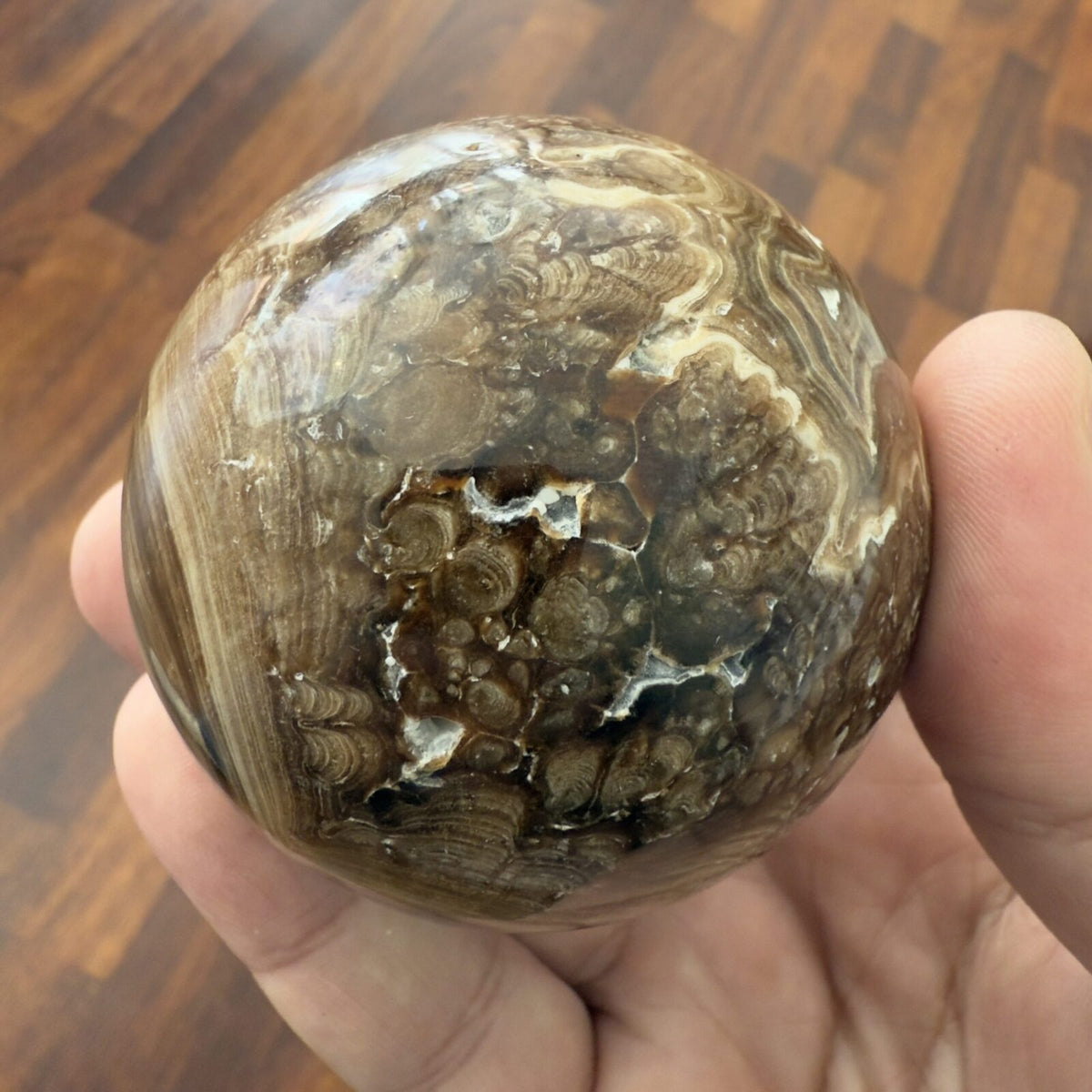 Chokolade Calcit kugle nr.2