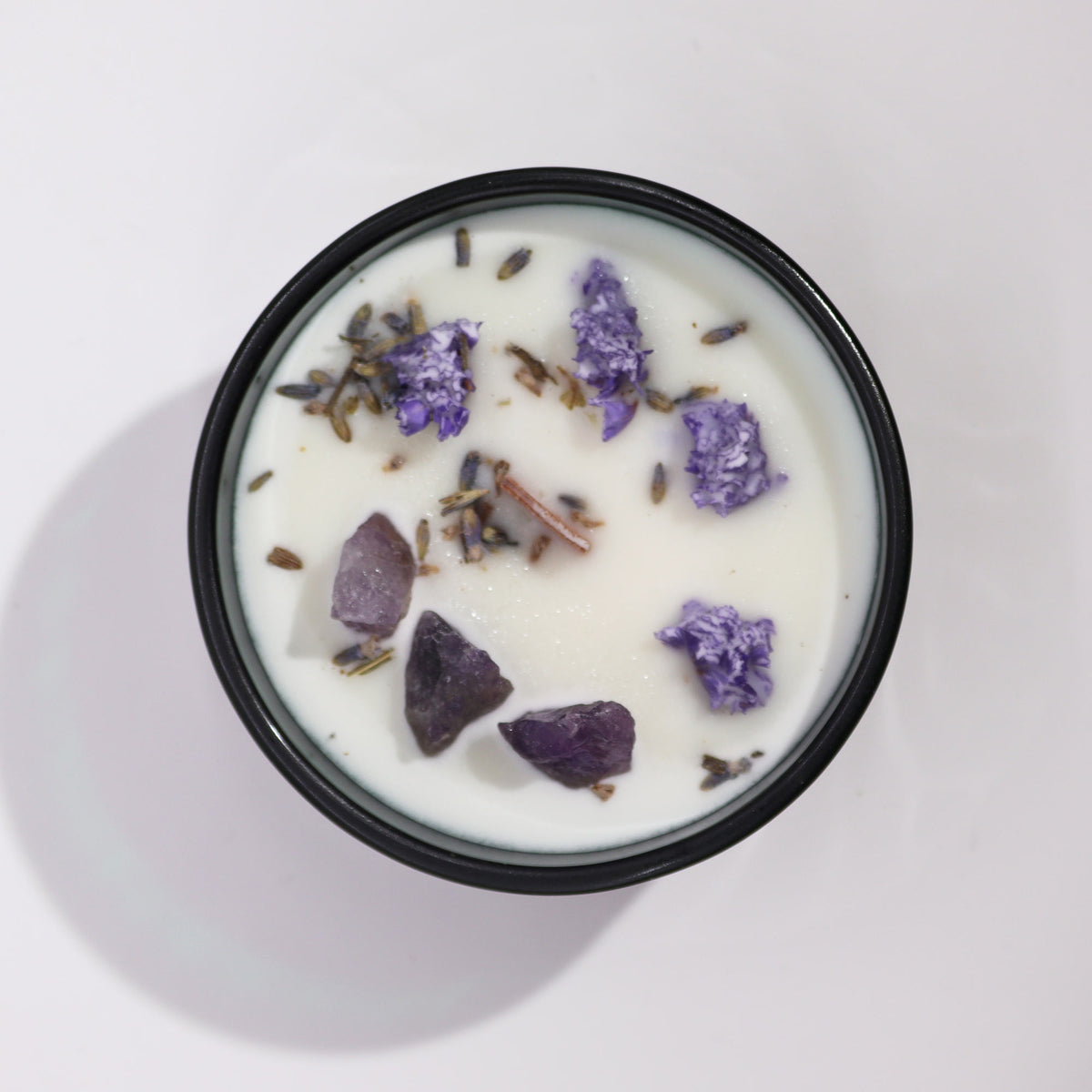 Lavendel & Ametyst | Krystal Duftlys | Hop Hare