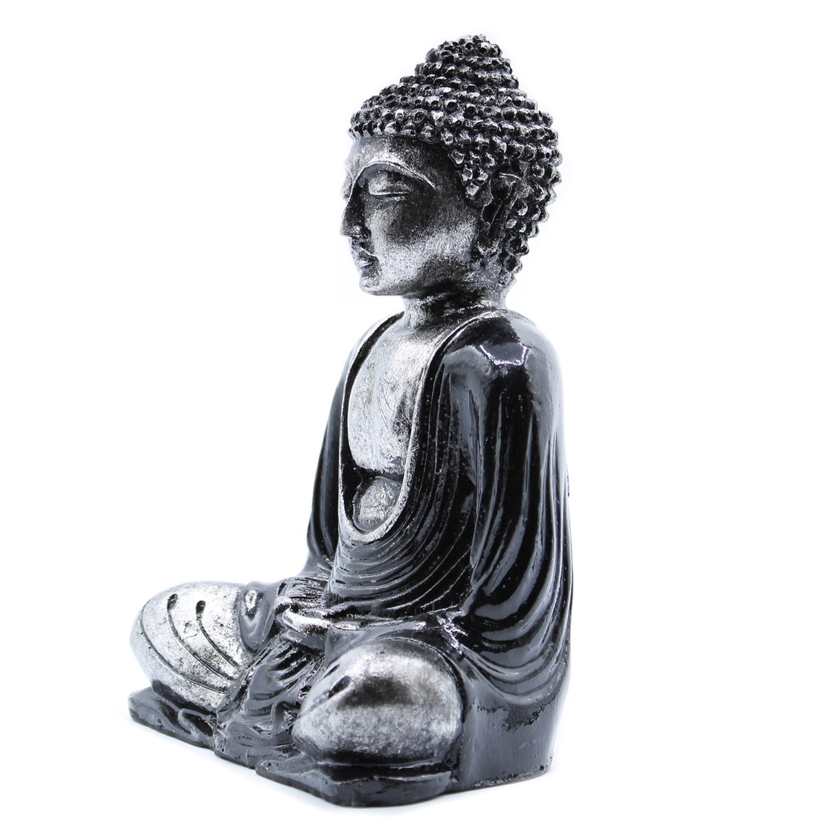 Mediterende Buddha | Figur | 15 x 12 cm.