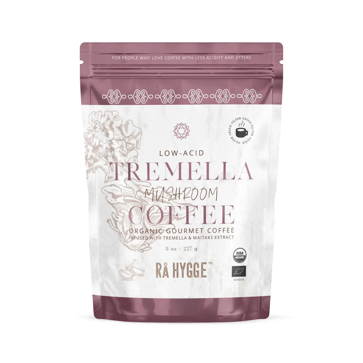 tremella filtermalet kaffe forside af posen