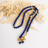 lapis lazuli krystal halskæde
