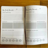 Tree of Life wellbeing journal i hvid og rosaguld