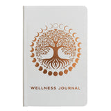 Tree of Life wellbeing journal i hvid og rosaguld