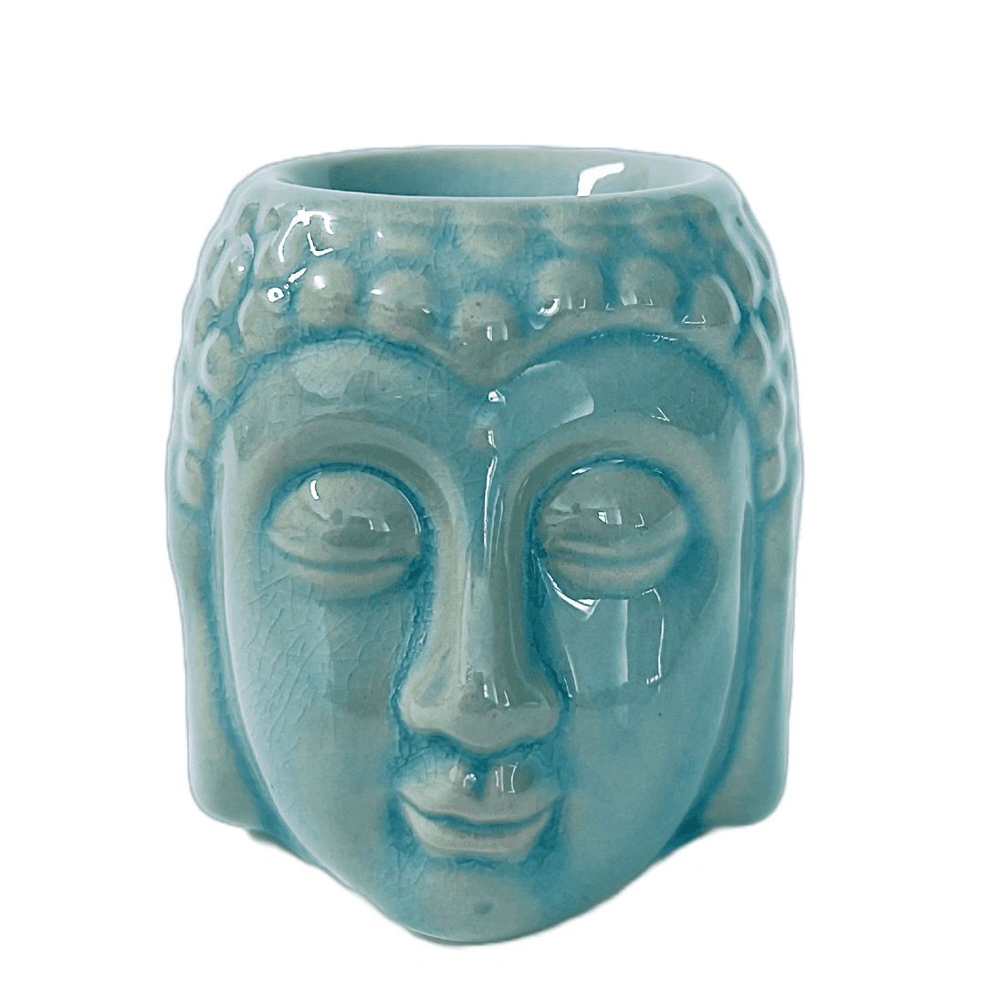 Buddhas ansigt oliebrænder | Aromaterapi lampe | Fyrfadslampe
