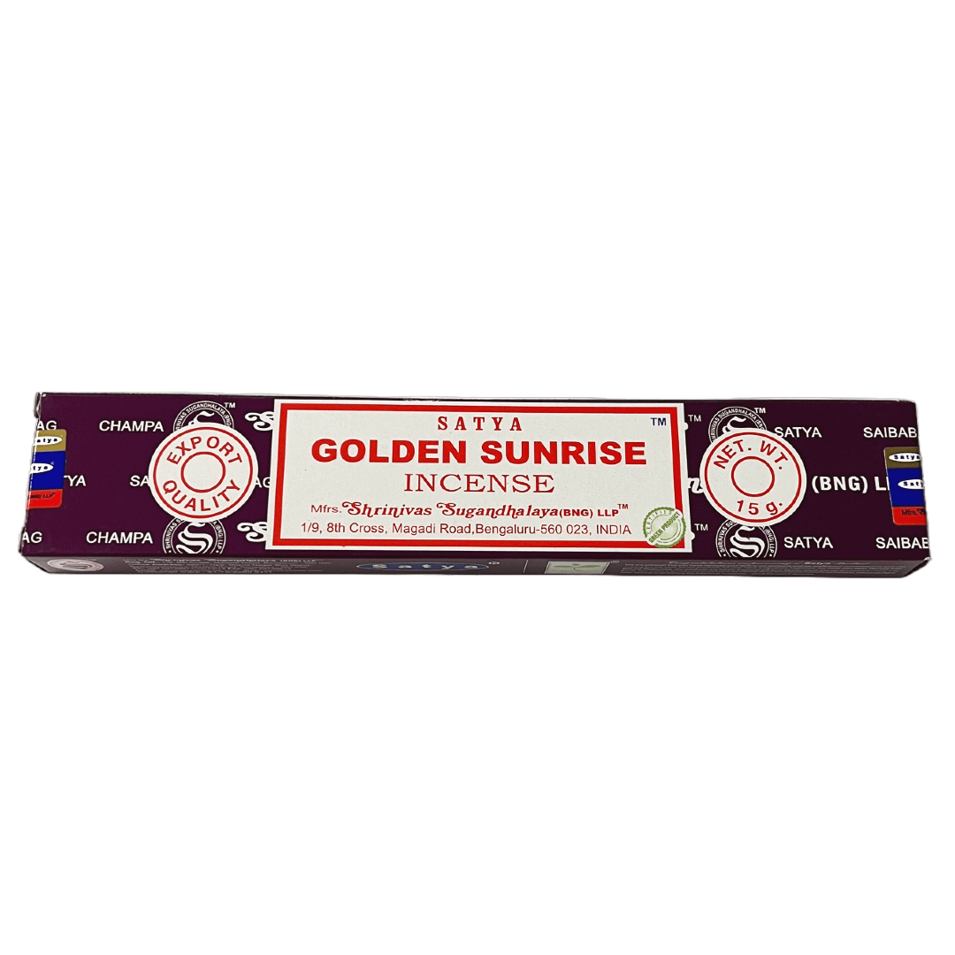 4025 Golden Sunrise Satya røgelsespinde