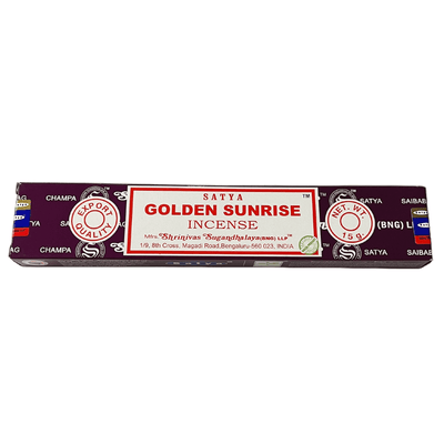 4025 Golden Sunrise Satya røgelsespinde