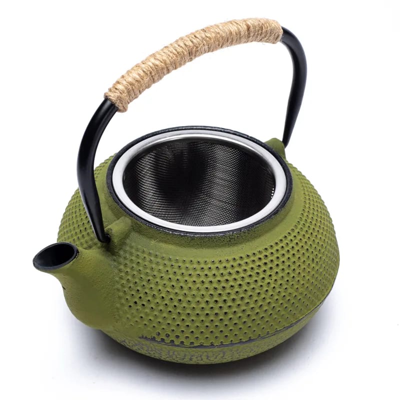Tekande i japansk stil, emaljeret støbejern, 0,6 liter og ca. 1238 gram