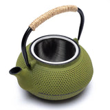 Tekande i japansk stil, emaljeret støbejern, 0,6 liter og ca. 1238 gram