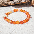 8 mm Karneol armbånd