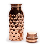 Kobber Drikkeflaske | Hamret | 500 ml | 99,9 % Kobber