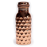 Kobber Drikkeflaske | Hamret | 500 ml | 99,9 % Kobber