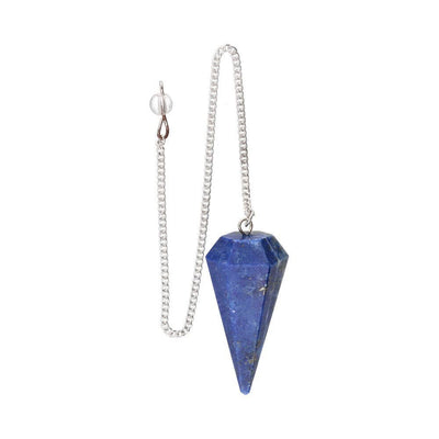 Lapis Lazuli | Facetslebet Pendul | 4 x 2 cm.