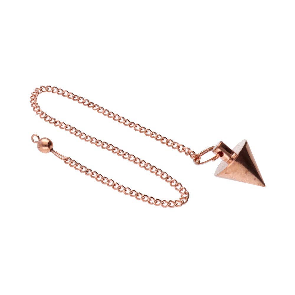 Kobber | Konisk Pendul | 2,2 x 1,55 cm.