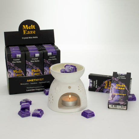 Ametyst lavendel krystal wax melts