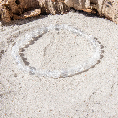 Broken Kvarts armbånd 6 mm