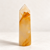 Golden Healer | Kvarts Tårn | Ca. 5-9 cm | Madagaskar | Vælg Dit Tårn