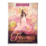 feernes orakelkort i lyserød kortæske