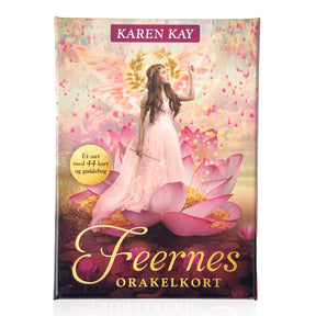 feernes orakelkort i lyserød kortæske