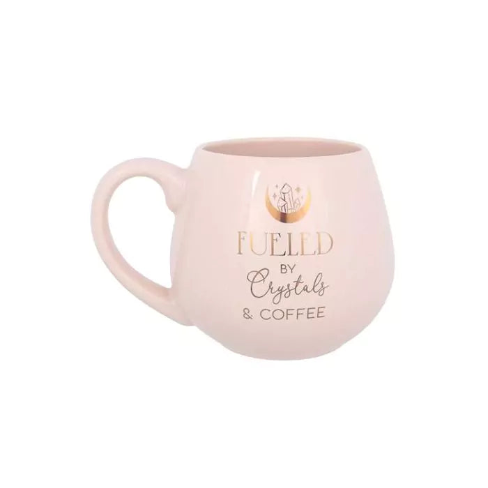 Fueled by Crystals and Coffee | Kop | Krus | 500 ml | Krystal Inspireret