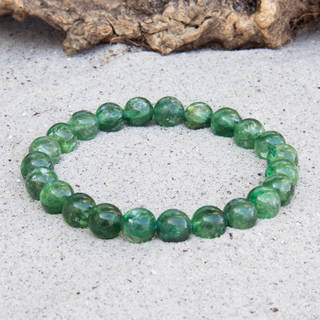 Grøn Lepidolit | Armbånd | 8 mm |19 cm | Sjælden & Eksklusiv