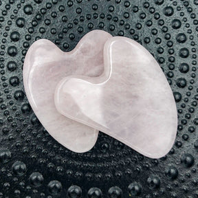 Gua Sha massage sten rosakvarts
