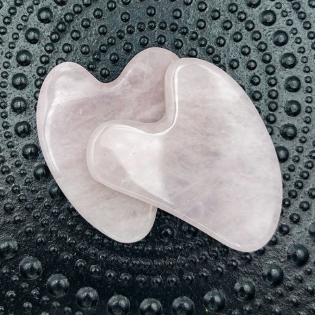 Gua Sha massage sten rosakvarts
