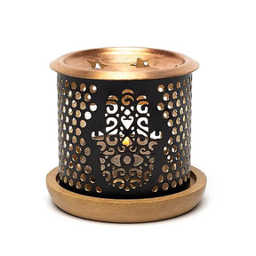 sort og kobber aromafume diffuser