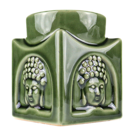 House of buddha mørk jade oliebrænder fra siden