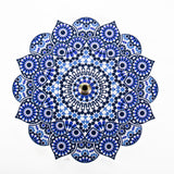 blå mandala røgelsesholder