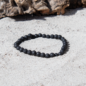 lava armbånd 4 mm til børn i sort nuance
