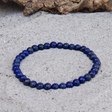Lapis Lazuli | Armbånd | 4 mm. | 15 cm. | Til Børn