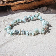 Larimar Chip Armbånd