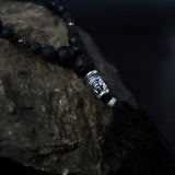 Lava Sten Mala Grounding Energy buddha