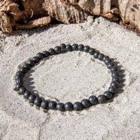 Lava armbånd 4 mm