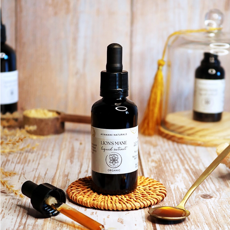 Lion’s Mane 15:1 Flydende Ekstrakt | Alkoholfri & Økologisk (30 ml)