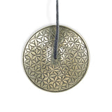 Livets Blomst | Tingsha Klokker | Ø 7 cm. | Messing